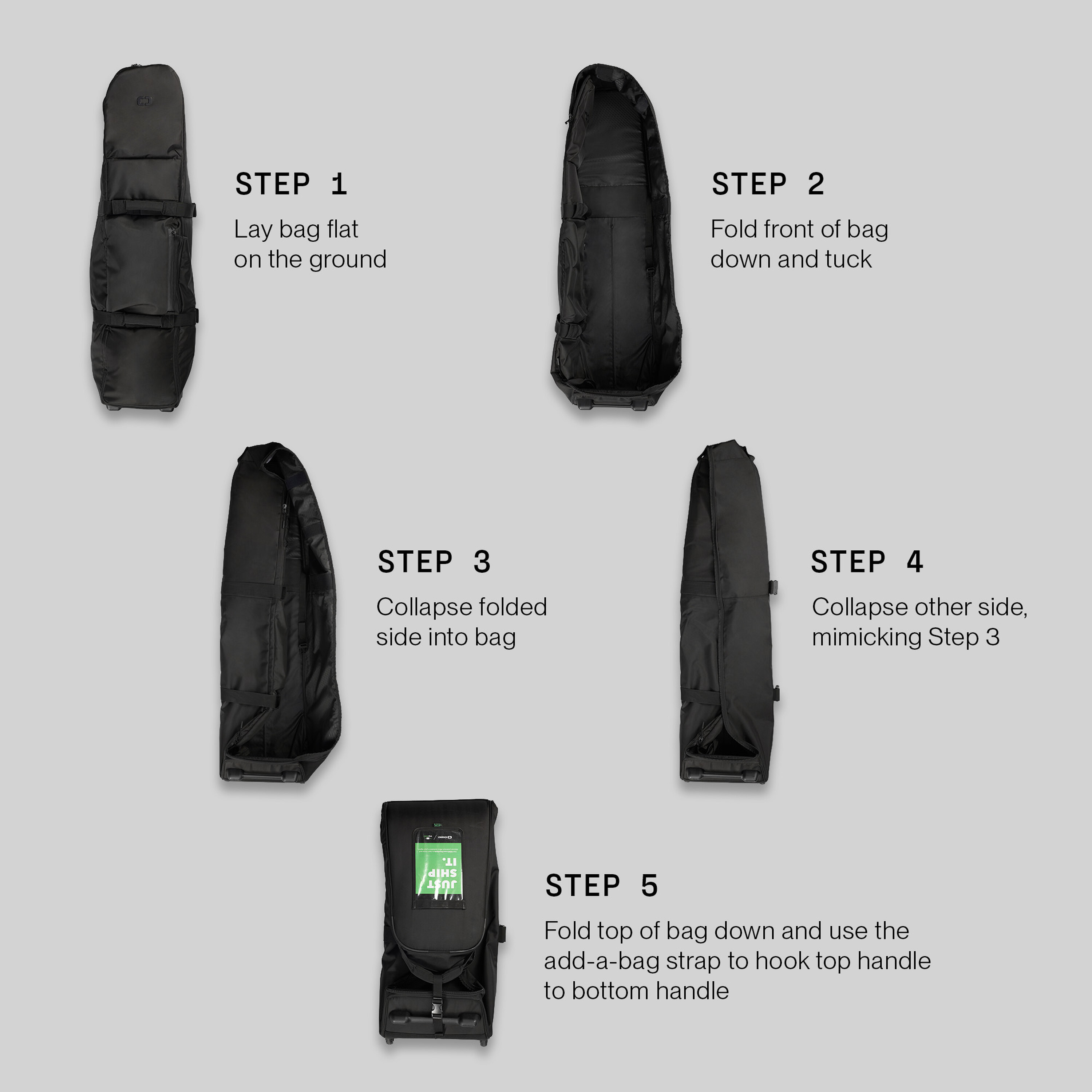 OGIO Pace Golf Travel Cover in Black - Travel Gear