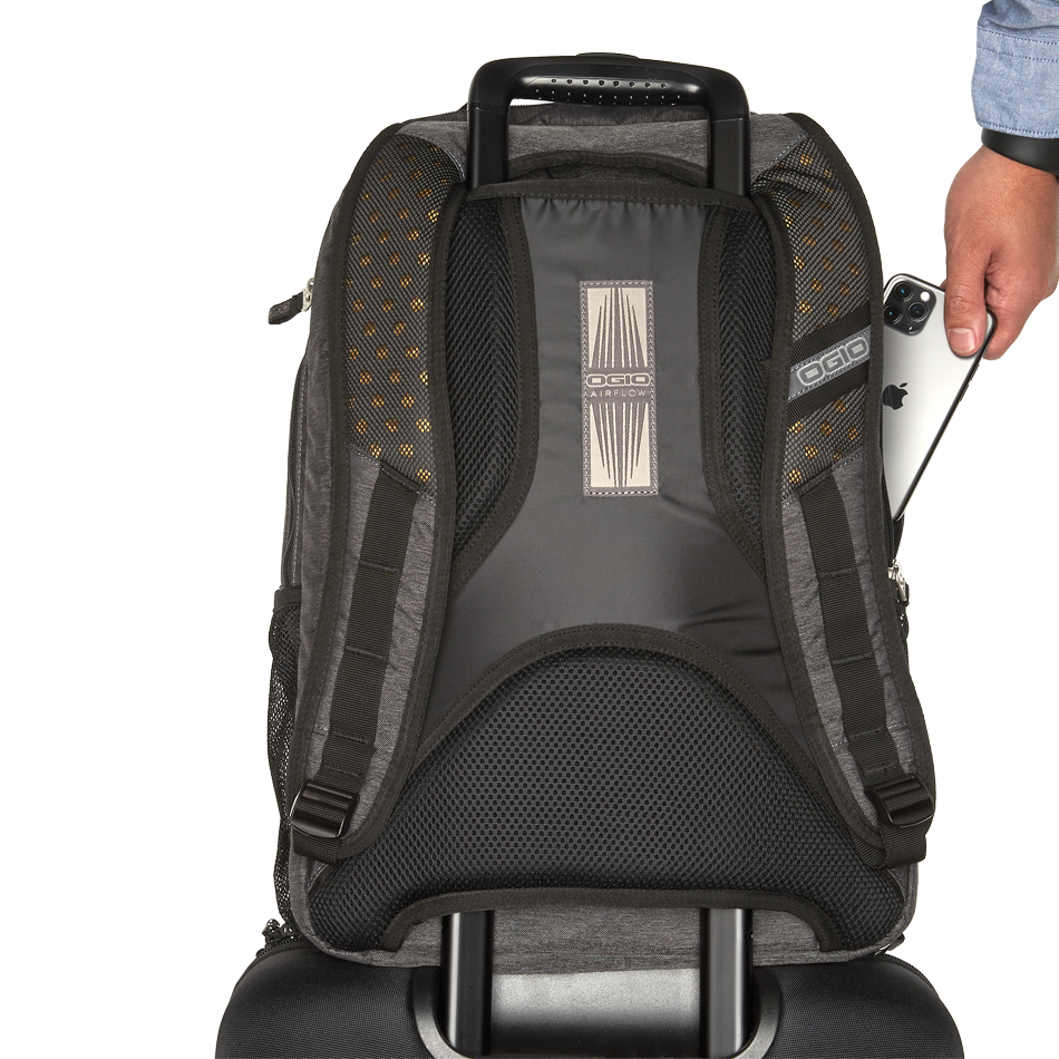 airflow laptop backpack LHaefydore Outdoor Cooling for Men, Wireless Semiconductor 10W Cooling Backpack with Ventilation System, Sweat Proof Nylon Daypack for Hiking and Travel (Red) : Electronics * Advanced Breathable Cushions * Soft High Sierra Backpack Swerve Black