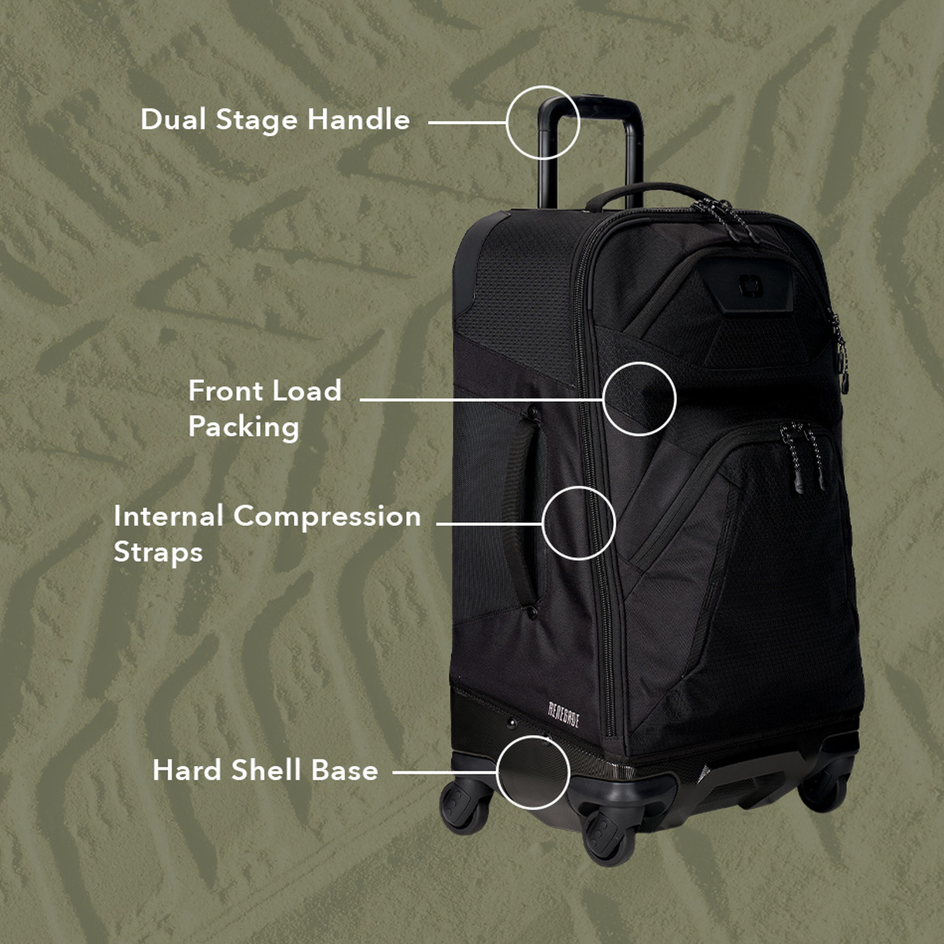 Renegade 4-Wheel Checked Bag image 10